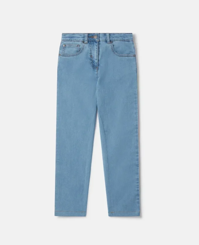 Rainbow Logo Tape Straight Leg Jeans Rainbow Logo Tape Straight Leg Jeans