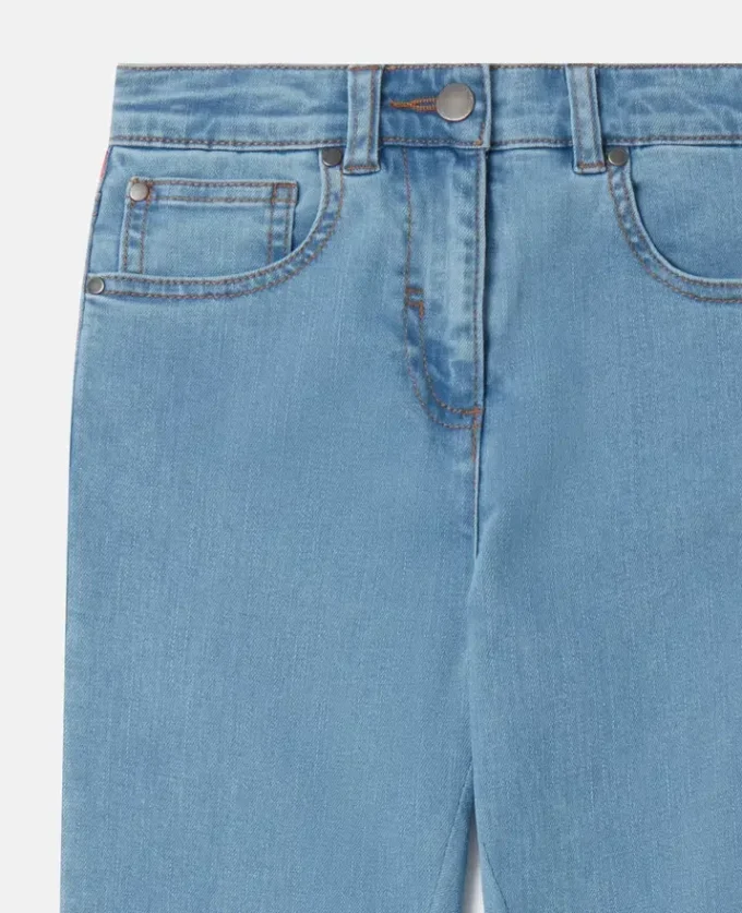 Rainbow Logo Tape Straight Leg Jeans Rainbow Logo Tape Straight Leg Jeans