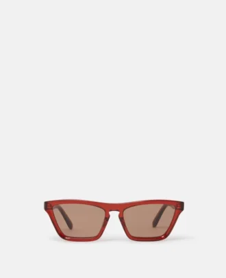 Rectangular Cat-Eye Sunglasses