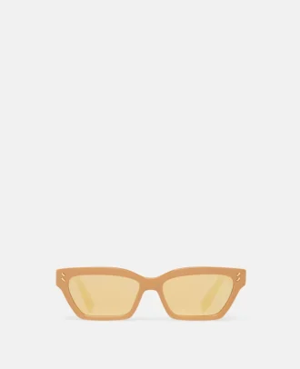 Rectangular Cat-Eye Sunglasses