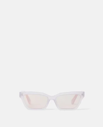 Rectangular Cat-Eye Sunglasses