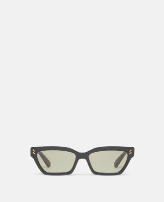 Rectangular Cat-Eye Sunglasses