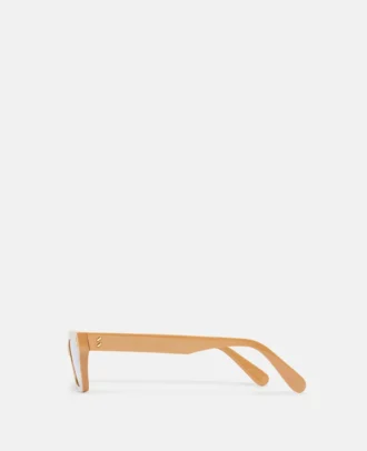 Rectangular Cat-Eye Sunglasses
