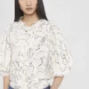 Rewild Doodle Print Twill Top