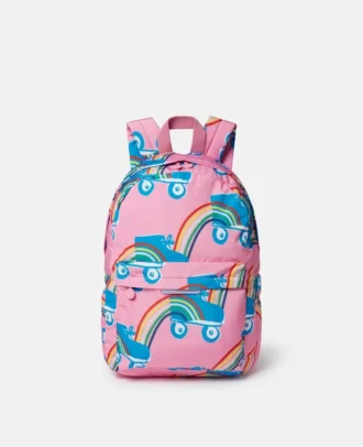 Rollerskate Rainbow Print Backpack
