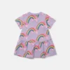 Rollerskate Rainbow Print Dress
