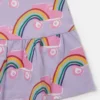 Rollerskate Rainbow Print Dress