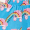 Rollerskate Rainbow Print Fringe Shorts Rollerskate Rainbow Print Fringe Shorts