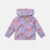 Rollerskate Rainbow Print Raincoat