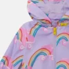 Rollerskate Rainbow Print Raincoat