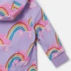 Rollerskate Rainbow Print Raincoat