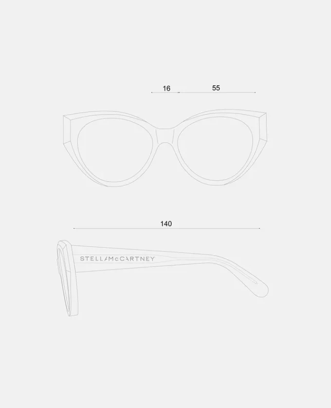 Round Cat-Eye Sunglasses Round Cat-Eye Sunglasses