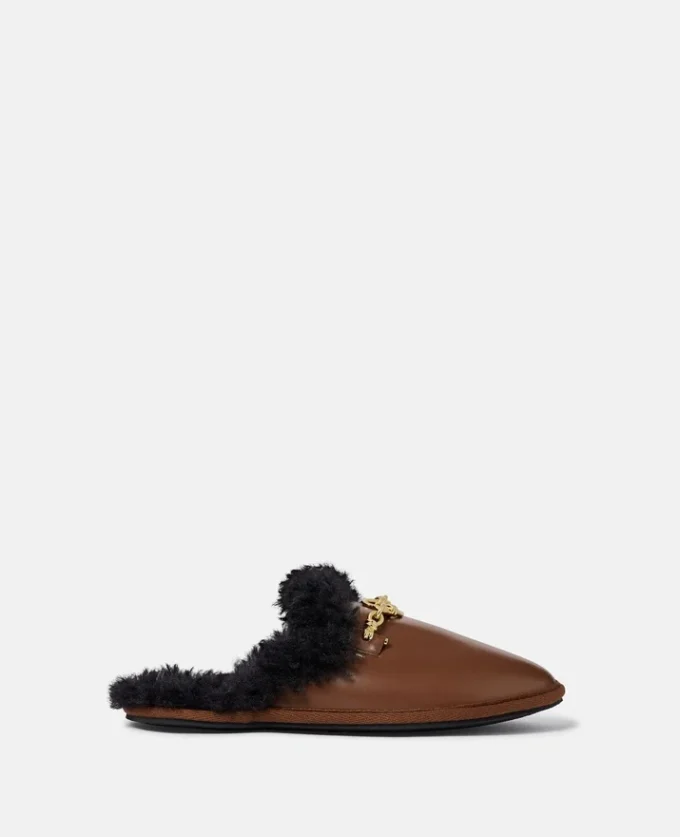 Ryder Backless Vegan Plush Teddy-Lined Loafers Ryder Backless Vegan Plush Teddy-Lined Loafers