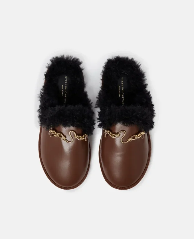 Ryder Backless Vegan Plush Teddy-Lined Loafers Ryder Backless Vegan Plush Teddy-Lined Loafers