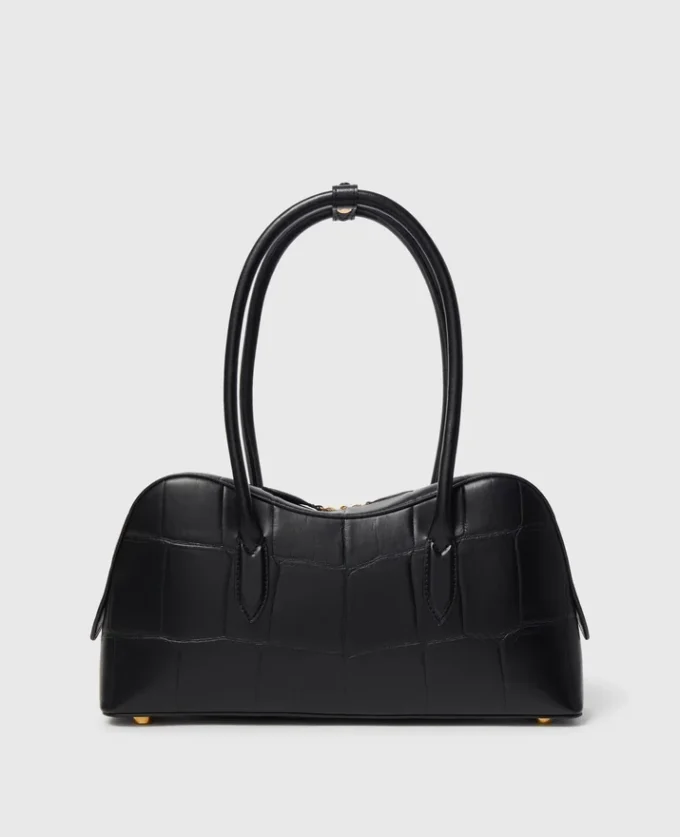 Ryder Crocodile-Embossed Shoulder Bag Ryder Crocodile-Embossed Shoulder Bag