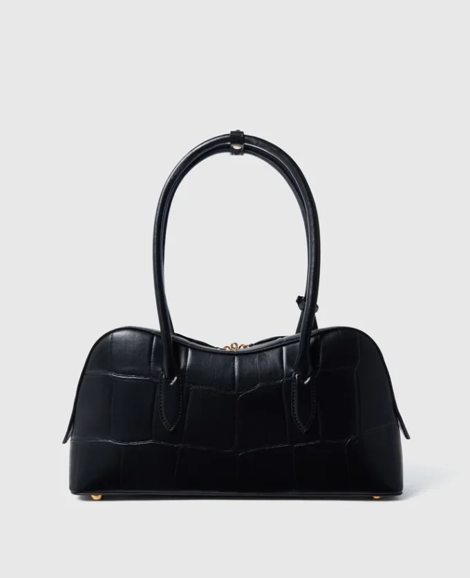 Ryder Crocodile-Embossed Shoulder Bag Ryder Crocodile-Embossed Shoulder Bag