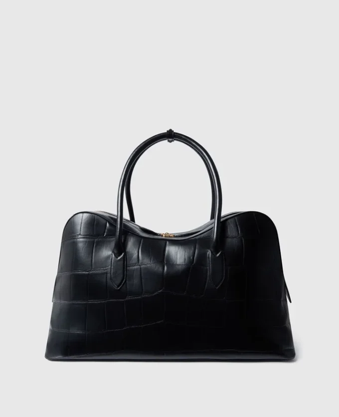 Ryder Crocodile-Embossed Weekender Bag Ryder Crocodile-Embossed Weekender Bag