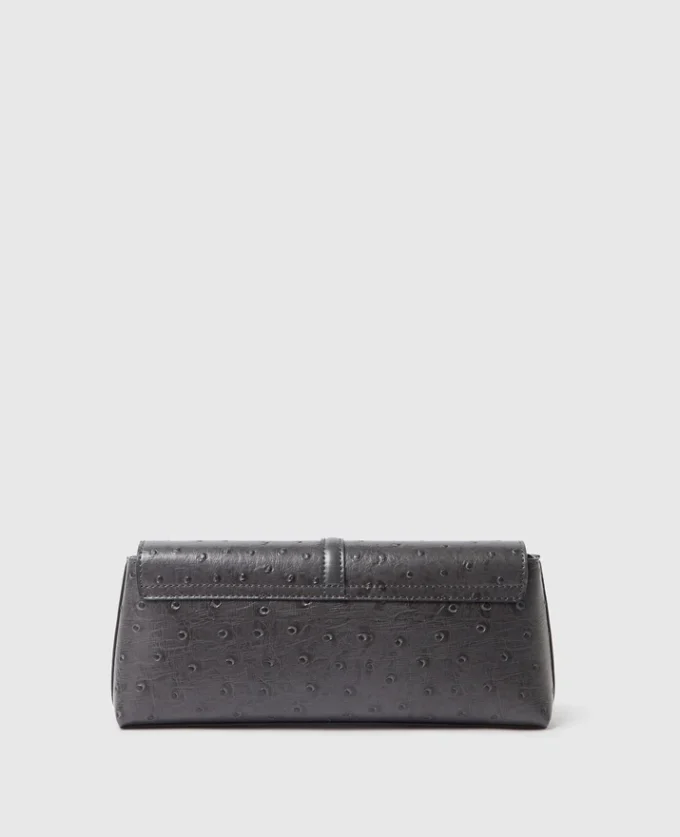 Ryder Ostrich Pochette Shoulder Bag Ryder Ostrich Pochette Shoulder Bag