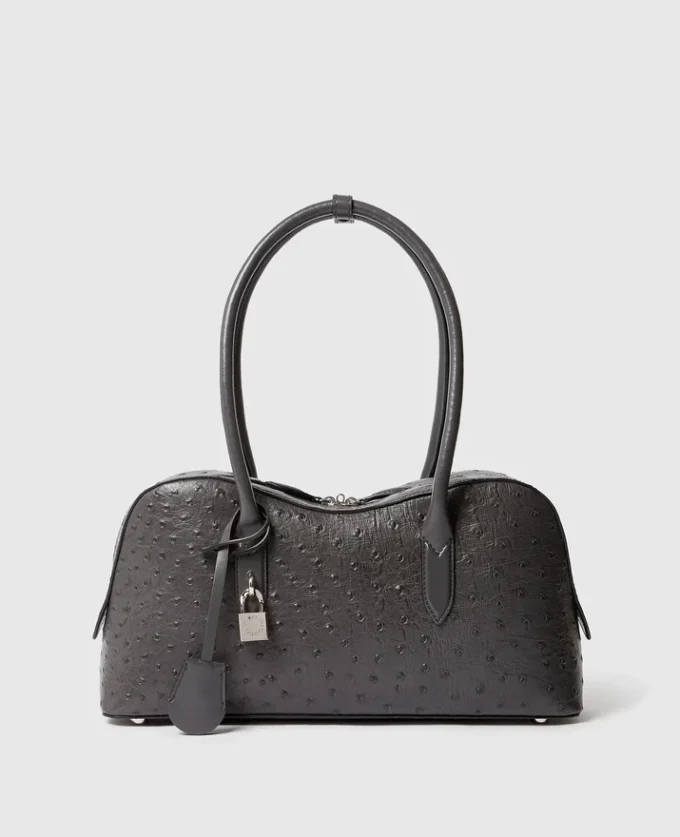 Ryder Ostrich Shoulder Bag Ryder Ostrich Shoulder Bag
