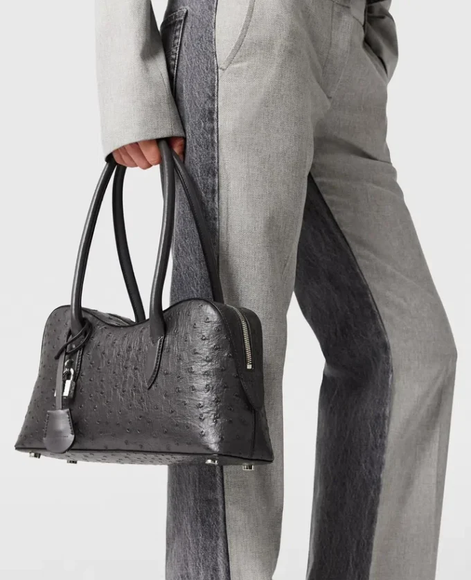 Ryder Ostrich Shoulder Bag Ryder Ostrich Shoulder Bag