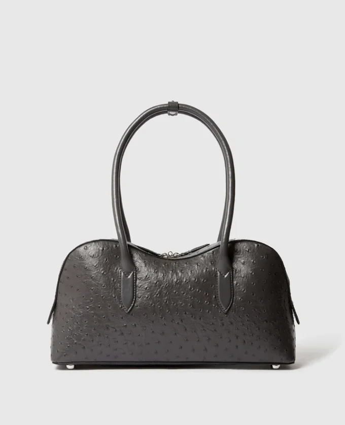 Ryder Ostrich Shoulder Bag Ryder Ostrich Shoulder Bag