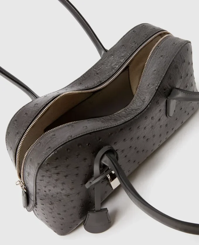 Ryder Ostrich Shoulder Bag Ryder Ostrich Shoulder Bag
