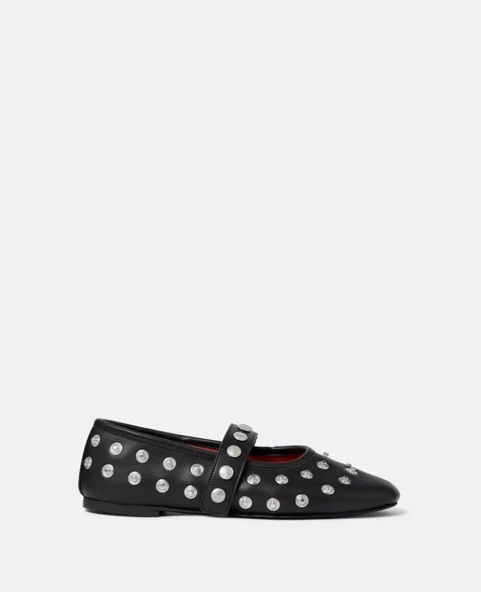 Ryder Popper-Studded Ballet Flats Ryder Popper-Studded Ballet Flats