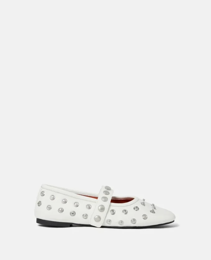 Ryder Popper-Studded Ballet Flats Ryder Popper-Studded Ballet Flats