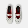 Ryder Popper-Studded Ballet Flats Ryder Popper-Studded Ballet Flats