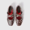 Ryder Popper-Studded Ballet Flats Ryder Popper-Studded Ballet Flats