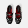 Ryder Popper-Studded Ballet Flats Ryder Popper-Studded Ballet Flats