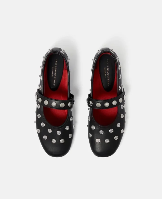 Ryder Popper-Studded Ballet Flats Ryder Popper-Studded Ballet Flats