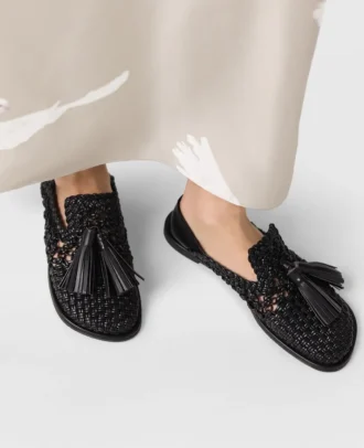 Ryder Woven Tassel Loafers