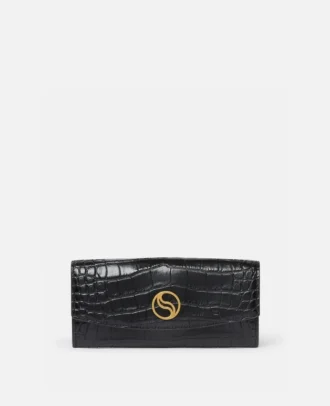 S-Wave Croc-Effect Continental Wallet S-Wave Croc-Effect Continental Wallet