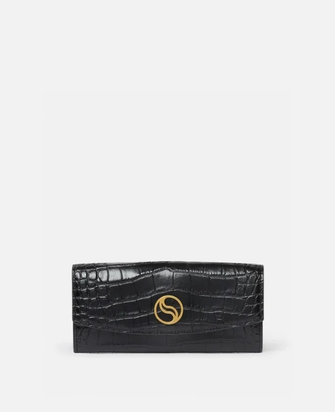 S-Wave Croc-Effect Continental Wallet S-Wave Croc-Effect Continental Wallet