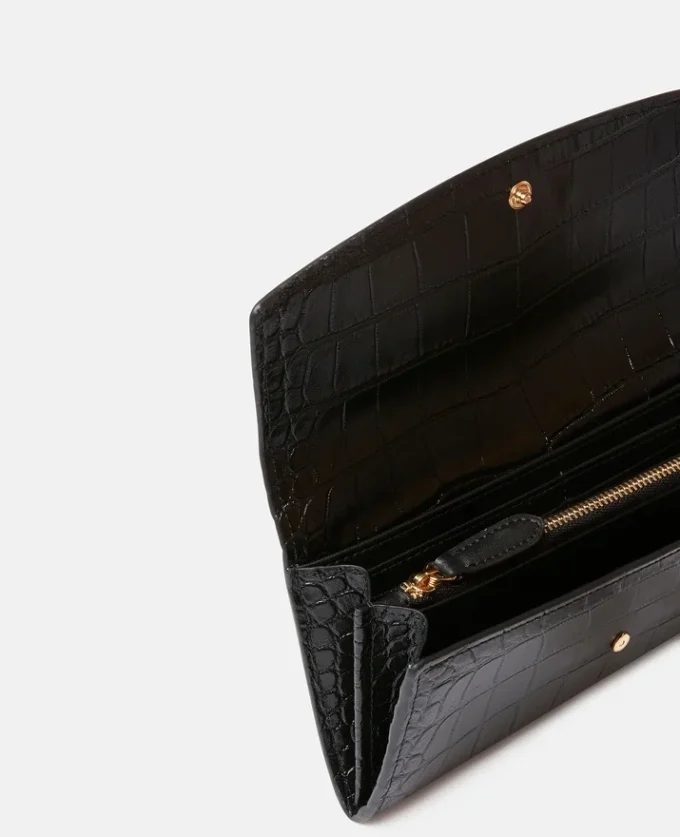 S-Wave Croc-Effect Continental Wallet S-Wave Croc-Effect Continental Wallet