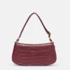 S-Wave Croc-Effect Embossed Shoulder Bag S-Wave Croc-Effect Embossed Shoulder Bag