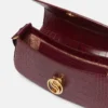 S-Wave Croc-Effect Embossed Shoulder Bag S-Wave Croc-Effect Embossed Shoulder Bag