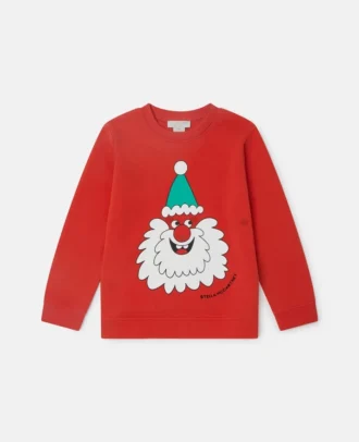 Santa Graphic Crewneck Sweatshirt