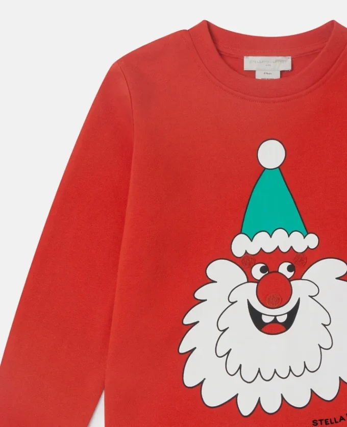 Santa Graphic Crewneck Sweatshirt Santa Graphic Crewneck Sweatshirt
