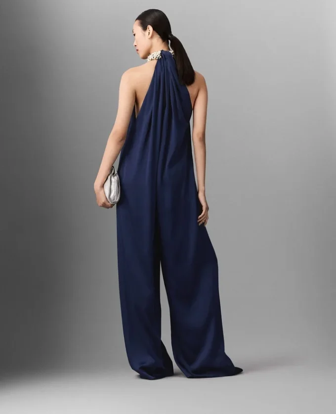 Satin Halterneck Jumpsuit Satin Halterneck Jumpsuit