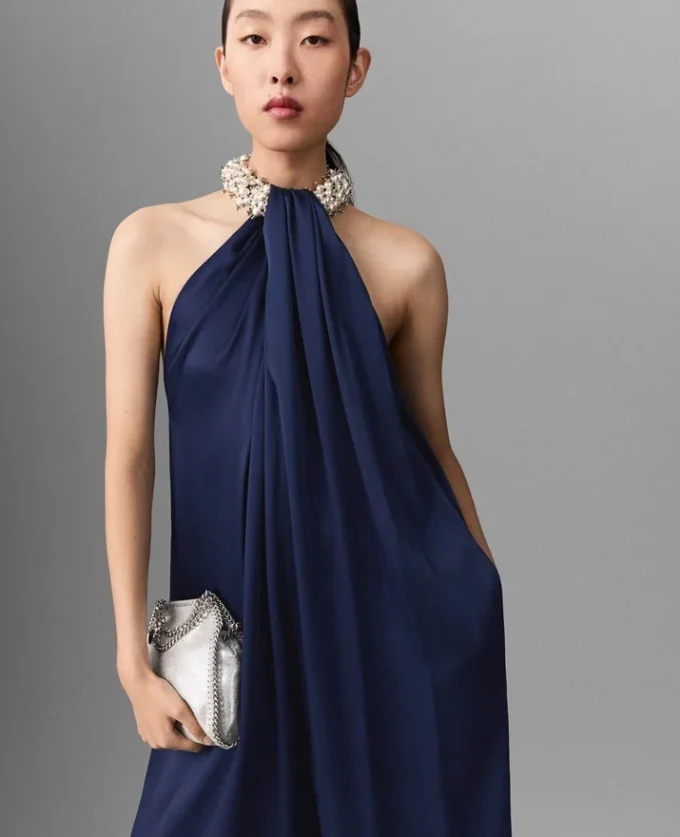 Satin Halterneck Jumpsuit Satin Halterneck Jumpsuit