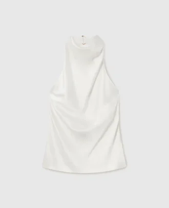 Satin halterneck Top