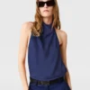 Satin halterneck Top Satin halterneck Top
