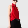 Satin halterneck Top Satin halterneck Top