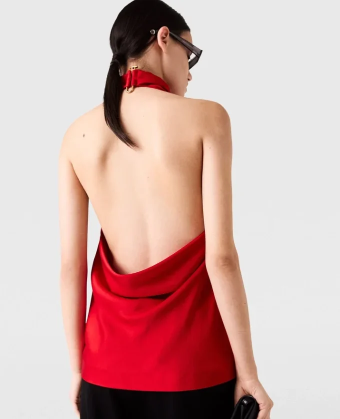 Satin halterneck Top Satin halterneck Top