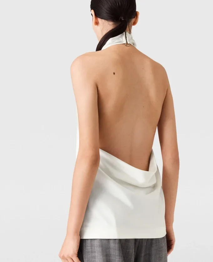 Satin halterneck Top Satin halterneck Top