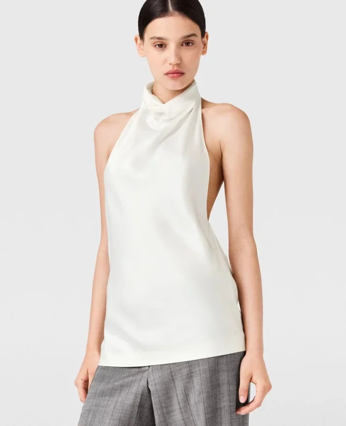 Satin halterneck Top Satin halterneck Top