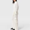 Satin Paneled Slouchy Cargo Pants Satin Paneled Slouchy Cargo Pants