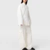 Satin Paneled Slouchy Cargo Pants Satin Paneled Slouchy Cargo Pants